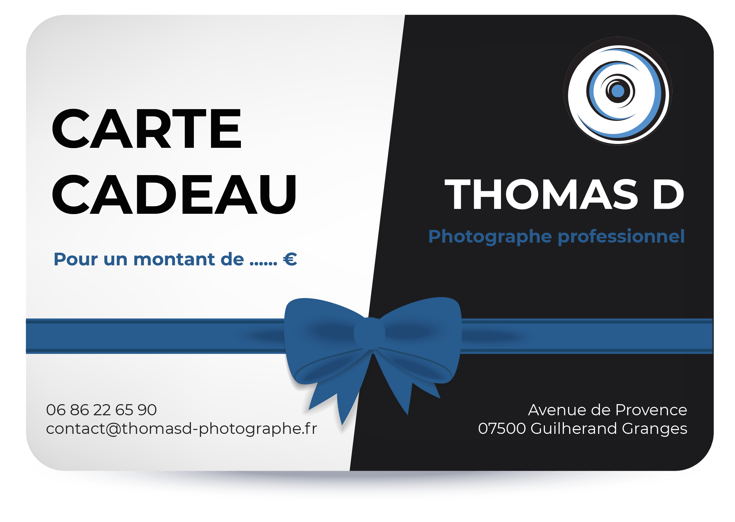 Thomas D Photographe - Carte cadeau